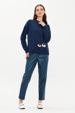 23365 Джемпер женский (синий)