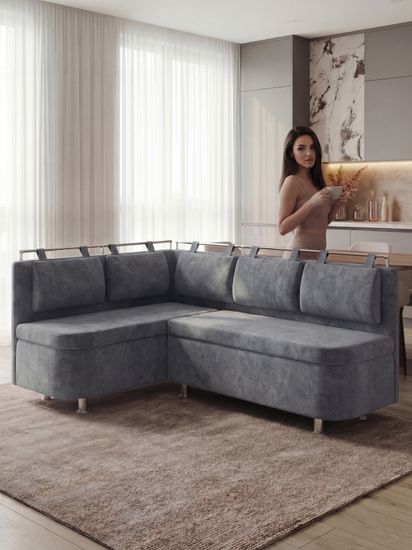 велюр Romance Grey