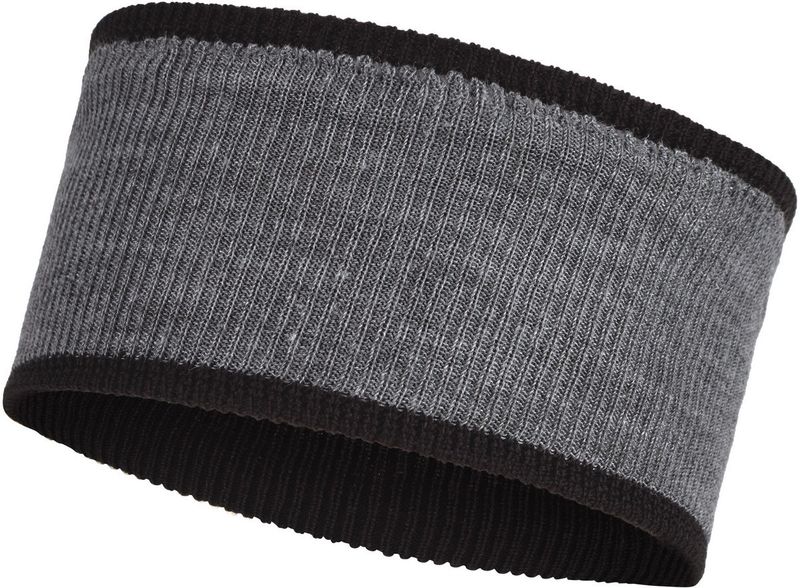 Повязка Buff Crossknit Headband Solid Black Фото 3