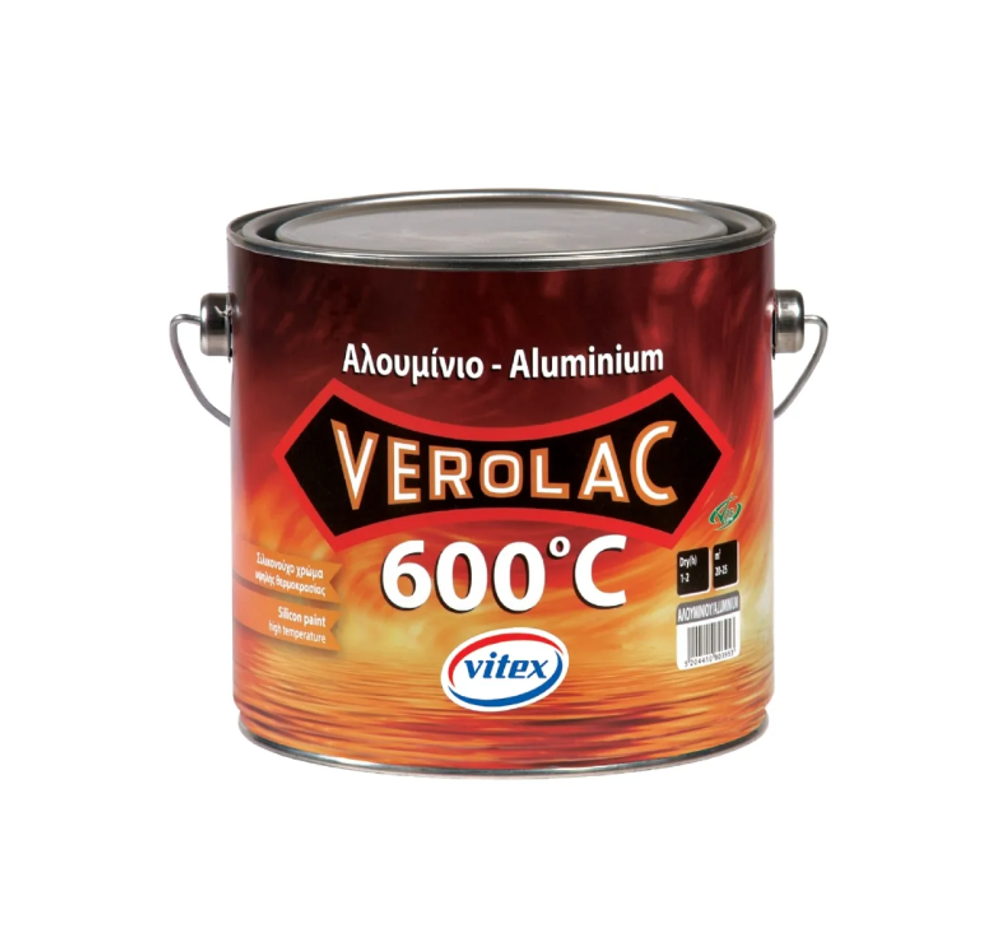 VITEX VEROLAC Aluminium с600°C — антикоррозийная термостойкая алюминиевая краска до 600°C
