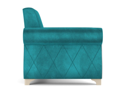 Кресло для отдыха Порто М велюр тенерифе изумруд/грей