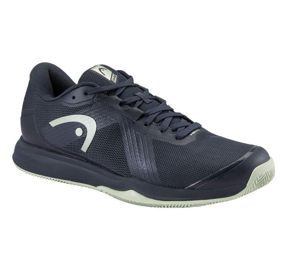 Мужские кроссовки теннисные Head Sprint Team 4.0 Clay - navy/cantaloupe green