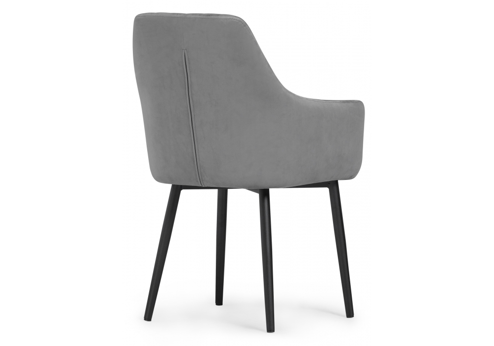 Стул на металлокаркасе Woodville на металлокаркасе Райнер MR -11, черный, ножки черные