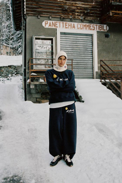 ZARA БРЮКИ ИЗ МЯГКОЙ ТКАНИ ST. MORITZ®, МОРСКОЙ СИНИЙ