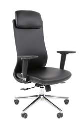 Офисное кресло Chairman 500LUX Россия экокожа черный