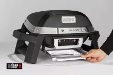 Гриль электрический Weber Pulse 1000 с тележкой, чёрный