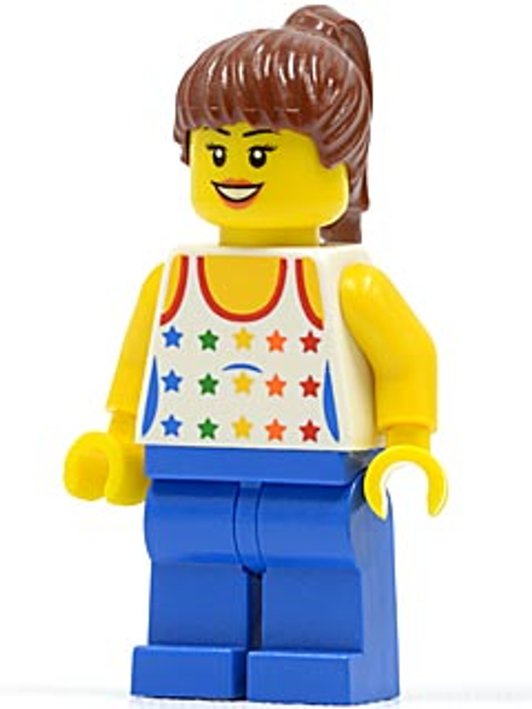 Минифигурка LEGO Cty0233a Рубашка с женским узором