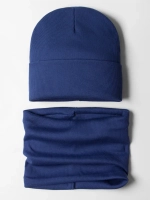 Шапка детская со снудом на осень