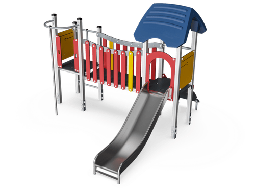 Две башни с мостом и пожарным спуском