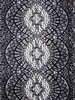 264 Кружево эластичное 18 см, Италия, черный 170