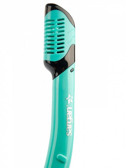 Набор маска+трубка в сумке Sargan Дайва-С черный/бирюзовый