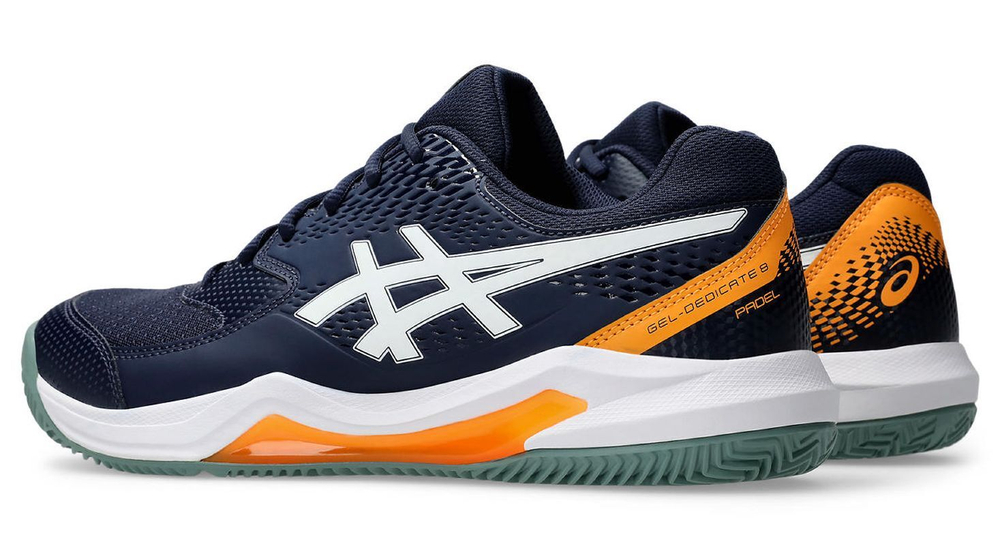 Мужские кросовки для Padel Asics Gel-Dedicate 8 Padel - midnight/white