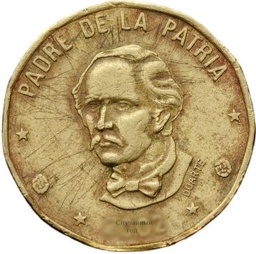 1 песо 1992-2008 Доминикана