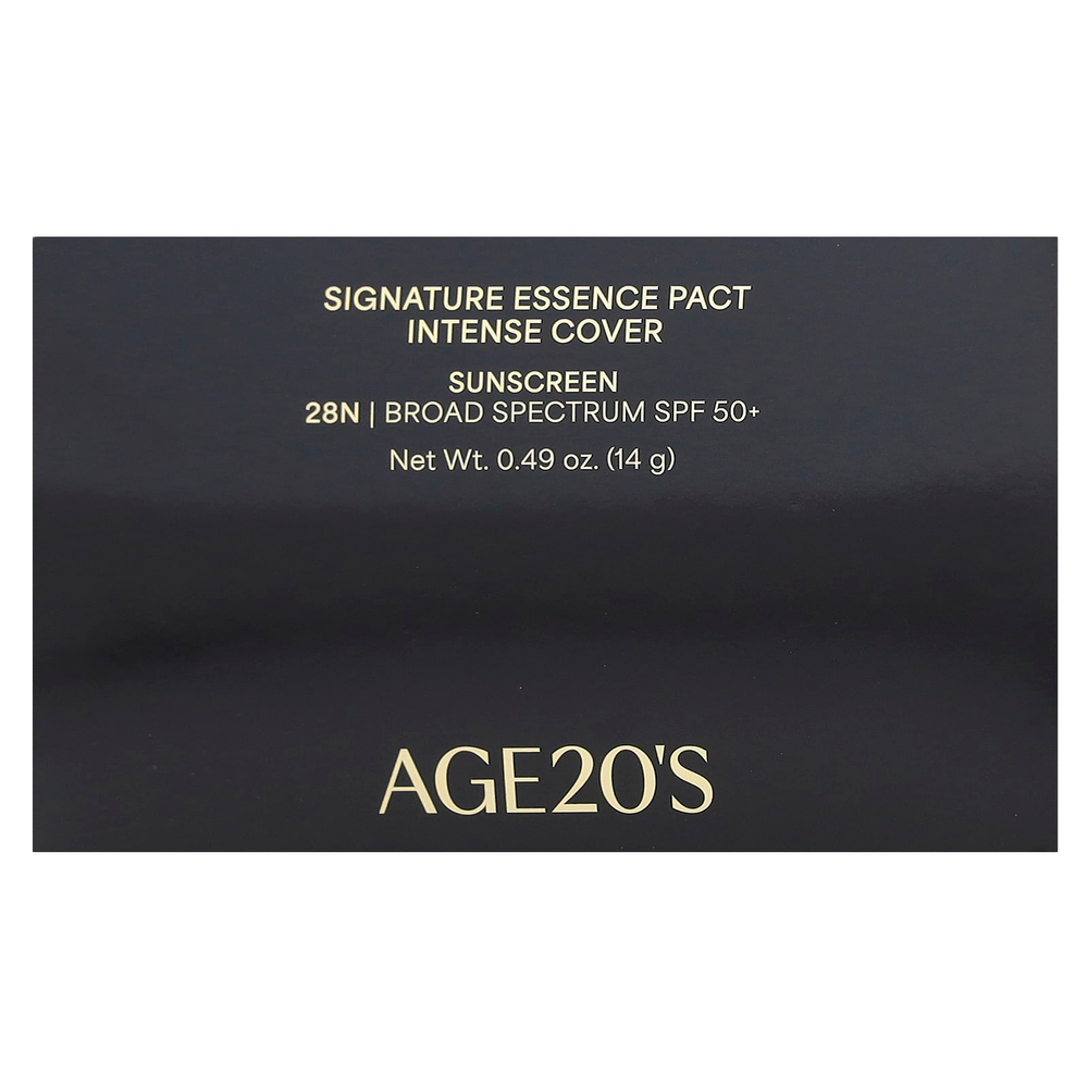 AGE20'S, Signature Essence Pact, Intense Cover, SPF 50+, 28N, 14 г (0,49 унции)