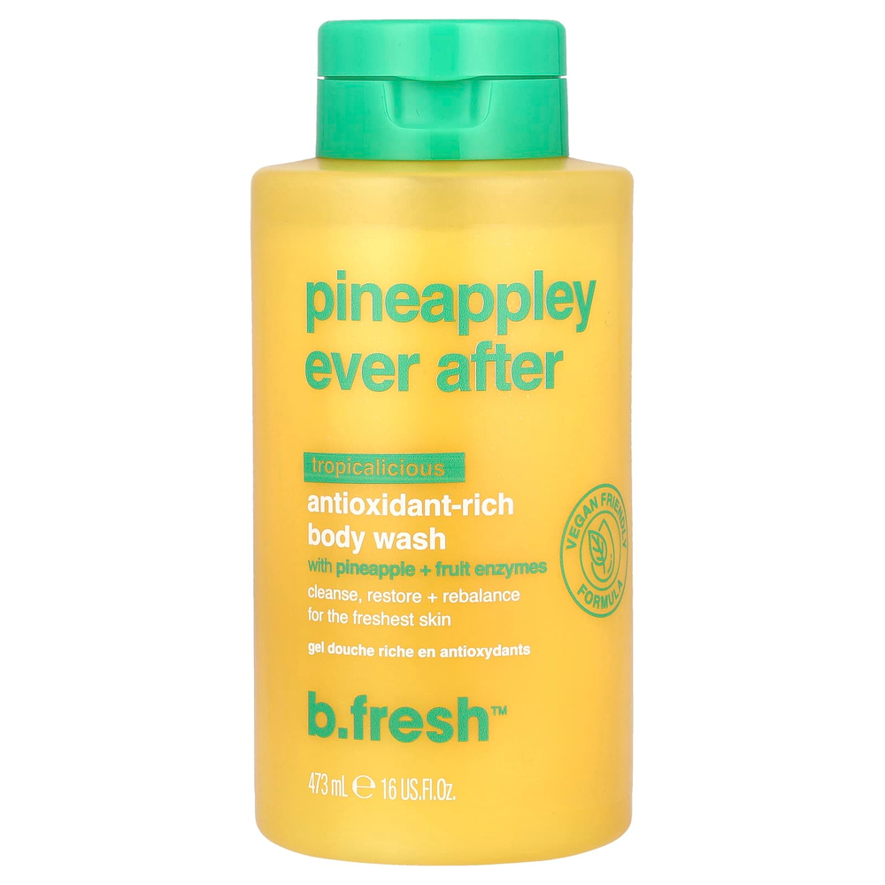 b.fresh, Pineappley Ever After, гель для душа, богатый антиоксидантами, тропические фрукты, 473 мл (16 жидк. унций)