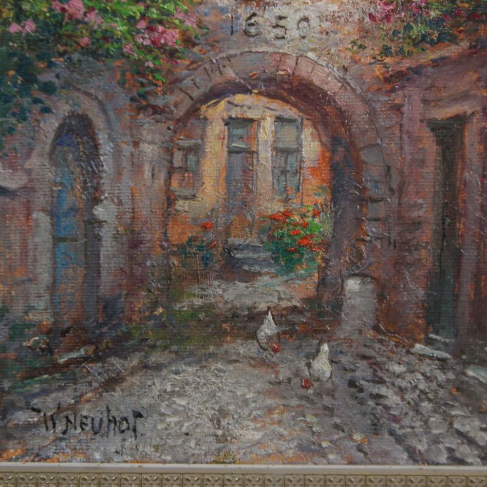 Винтажная картина «Городской Пейзаж»