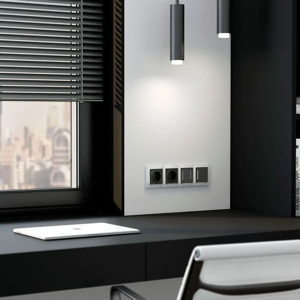 Рамка на 4 поста Snabb Basic (белый) W0042001