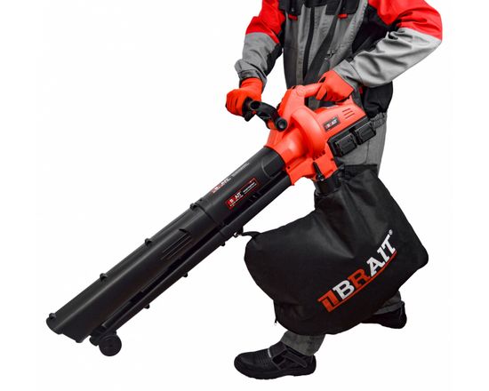 Воздуходув-садовый пылесос аккумуляторный BRAIT BCVB40-4PU-2 PRO
