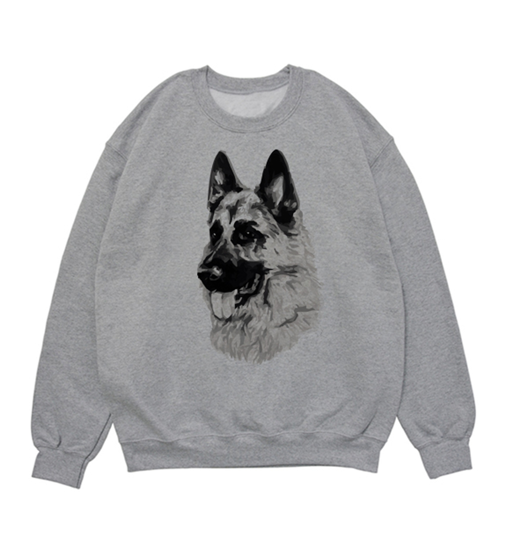Свитшот "Немецкая овчарка ЧБ"