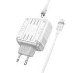 Зарядное устройство для Lightning Hoco C139A PD65W(2C1A) (white)