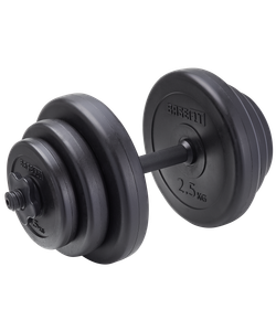 Гантель разборная пластиковая в коробке DB-717, 9 кг