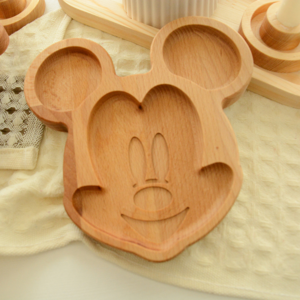 Тарелка, менажница из бука, Mikky