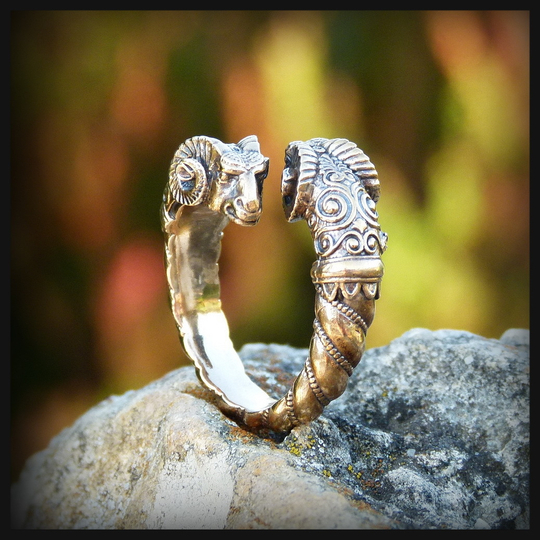 Кольцо "Золотое руно" литье художественное , бронза