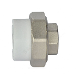 Муфта PP-R комбинированная разъемная белая Дн 20х1/2" ВР RTP (РосТурПласт) 10615