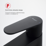 Смеситель для раковины Raglo R31.10.06, черный