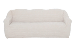 Чехол Модерн на 3-х местный диван, цвет Слоновая кость