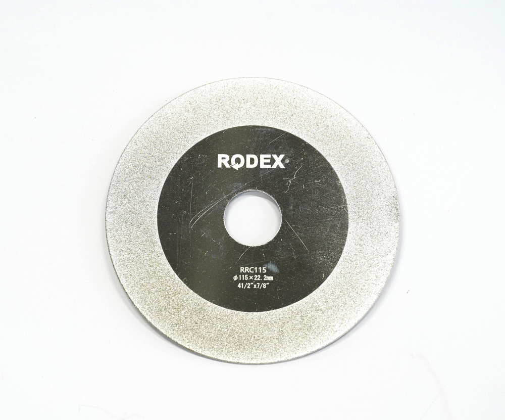 ДИСК ОТРЕЗНОЙ RODEX АЛМАЗНЫЙ СТЕКЛО/ПЛИТКИ 115MM RRС115