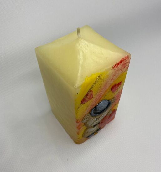 Свеча "Мишка с сердцем"