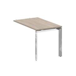 Onix Direct Lux Брифинг-приставка П-обр. м/к M-O.MP-BR-11 Дуб Аттик/Нержавеющая Сталь/Хром 1180*720*