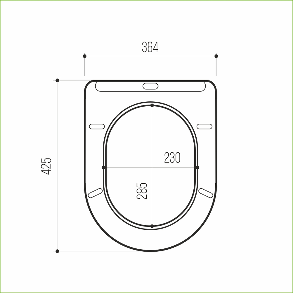 Сиденье для унитаза  WAVE SOLO дюропласт, микролифт БЕЛЫЙ глянец