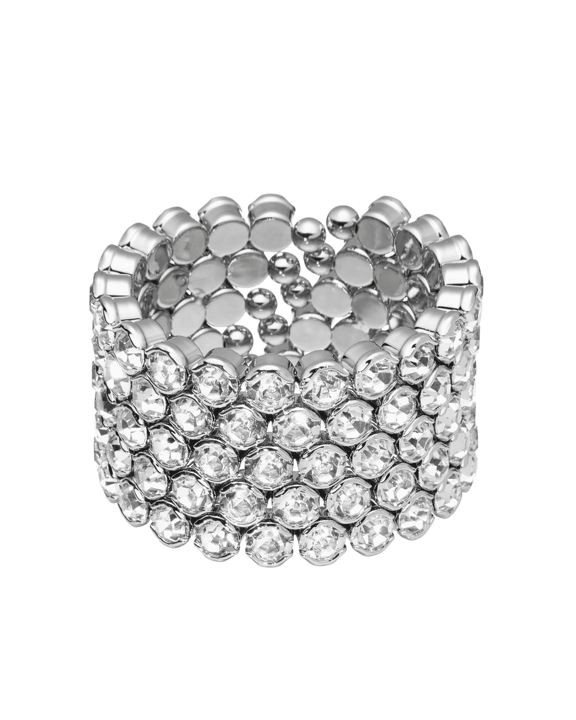 браслет массивный, дорожки из камней, серебро