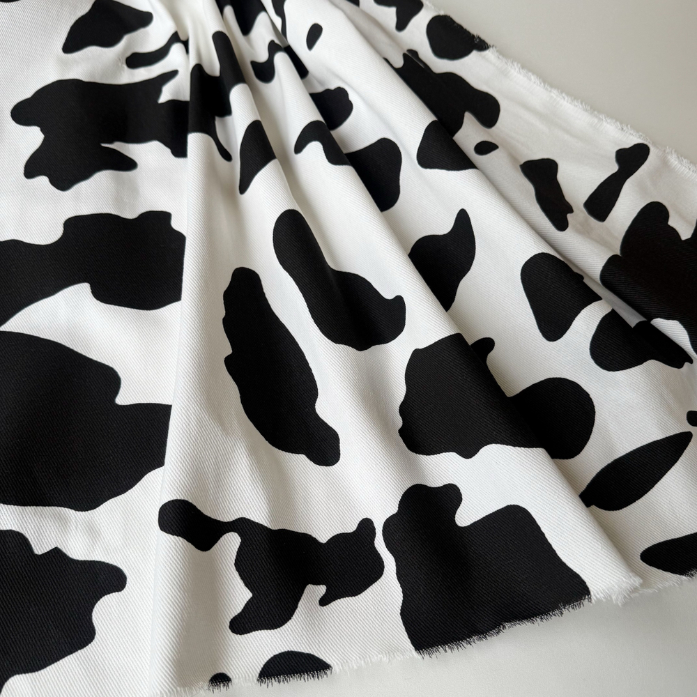 Джинса хлопковая Корова