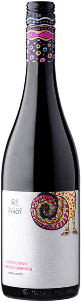 Вино Шато Пино Гравитация Каберне Фран/Каберне Совиньон Вино Шато Пино Гравитация Каберне Фран/Каберне Совиньон