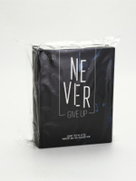 Подарочный набор туристический Never give up, термос 500 мл, кружка 3 шт.