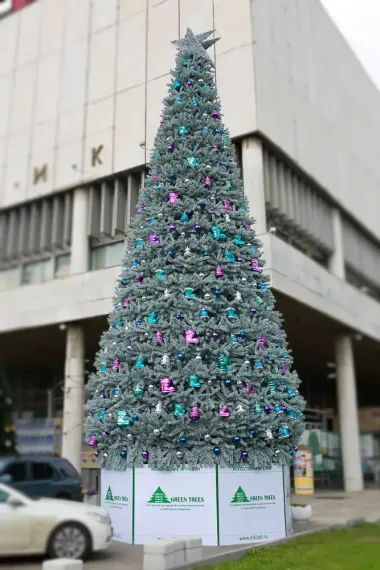 Уличная елка Уральская изумрудная 30 м., каркасная, ПВХ, Green Trees (GT30URPVCBL)