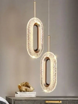 Подвесной светильник/ Люстра подвесная 36 Вт/ светодиодный LED 3 режима освещения (3000-6500 К)/ Акрил