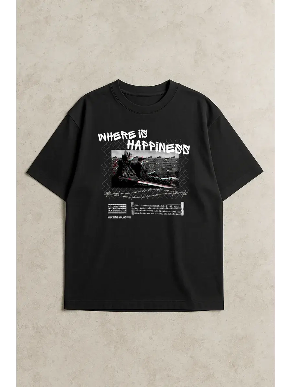 Футболка y2k оверсайз аниме берсерк панельки