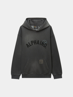 Толстовка мужская ALPHA INDUSTRIES UNFRM WASHED ALPHA IND HOODIE