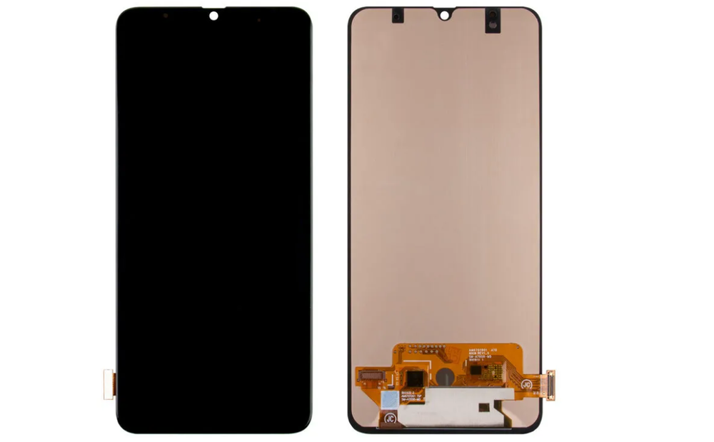 Дисплей для Samsung A705F (A70) с тачскрином Черный - (OLED)