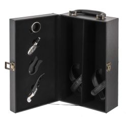 GAEM Шкатулка для бутылок с набором для вина, L34 W19 H12 см