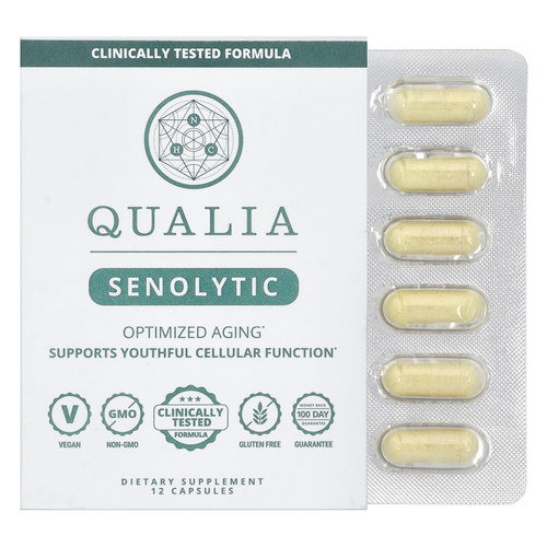Qualia, сенолитик, 12 капсул
