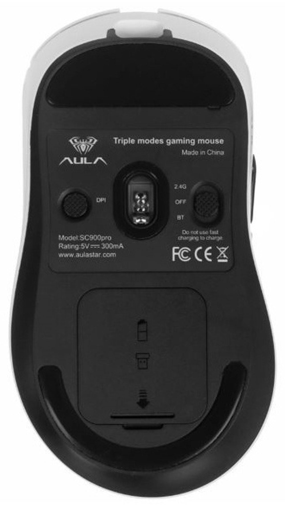 Мышь AULA SC900 PRO WHITE белый