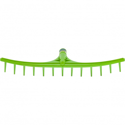 Грабли пластиковые, 655 мм, 13 круглых зубьев, сенные, без черенка, Россия, Сибртех