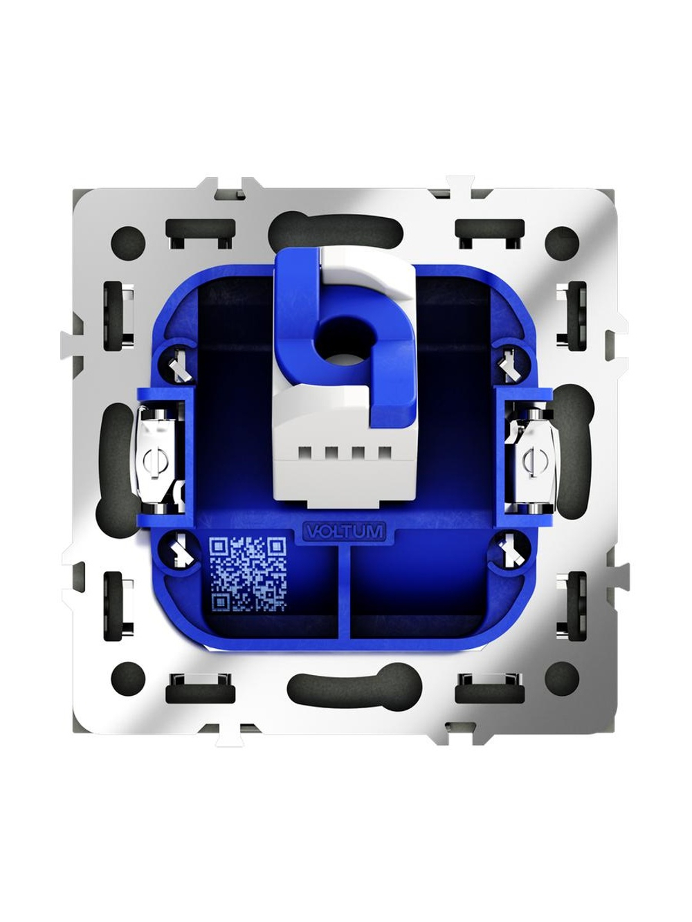 Розетка компьютерная 1-м СП S70 RJ45 кат.6 механизм черн. матов. Voltum VLS060108