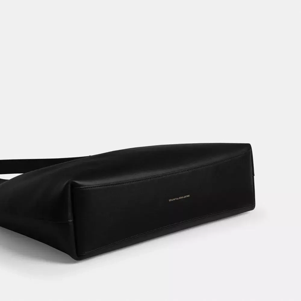 COACH СУМКА ЧЕРЕЗ ПЛЕЧО BROOKLYN 34, ЧЕРНЫЙ