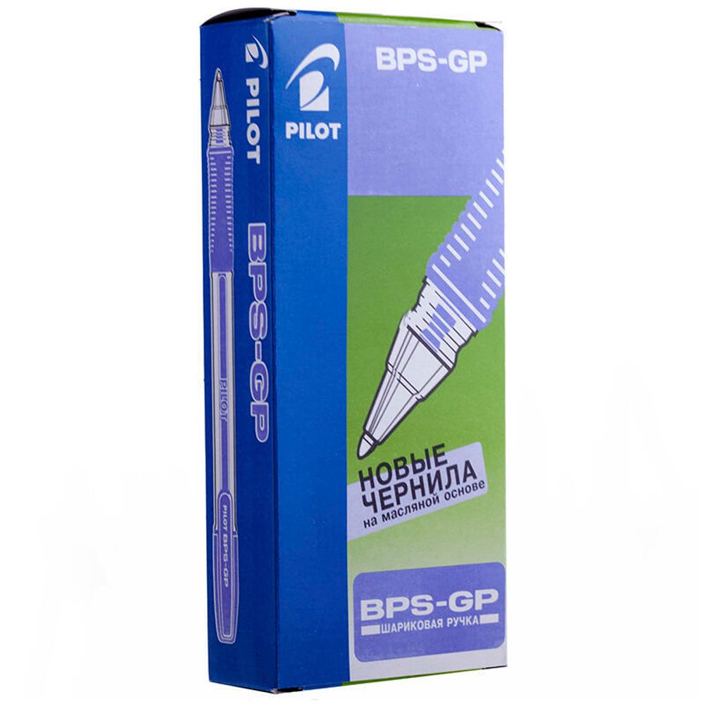 Ручка шариковая Pilot синяя, 0.7мм, масляный стержень, грип